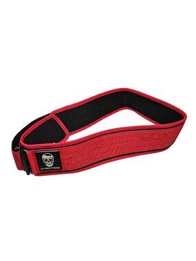 Gymreapers Weightlifting Nylon Support Belt XXL Red / Black 45x4" Adjustable